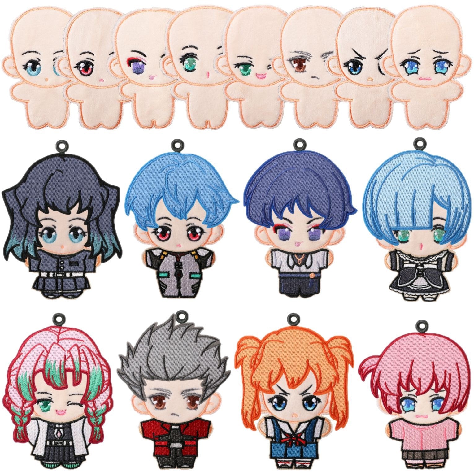Wholesale Cute Anime Embroidery Patches DIY Sew On Cloth Patches For Clothing And Bags Fashion Accessory Gift For Crafting Resale