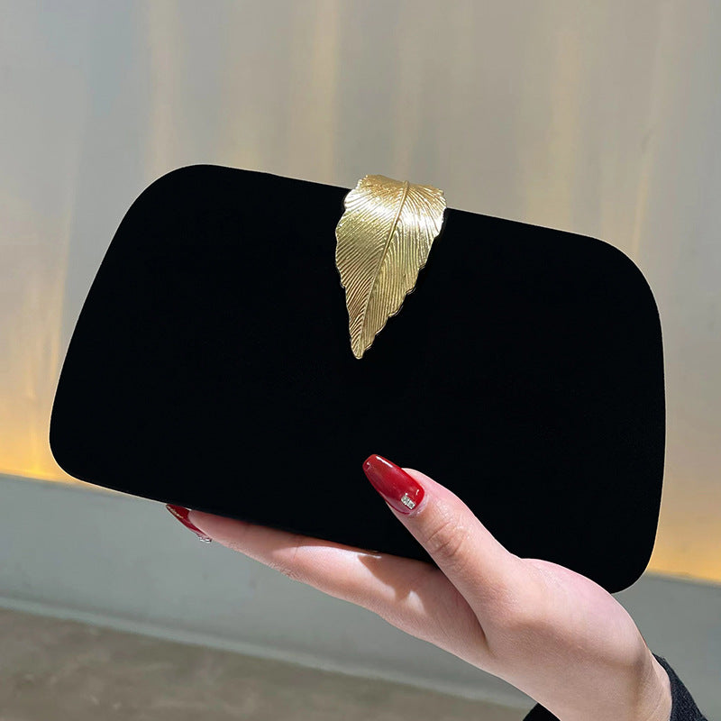 Wholesale Solid Black Evening Clutch Bag
