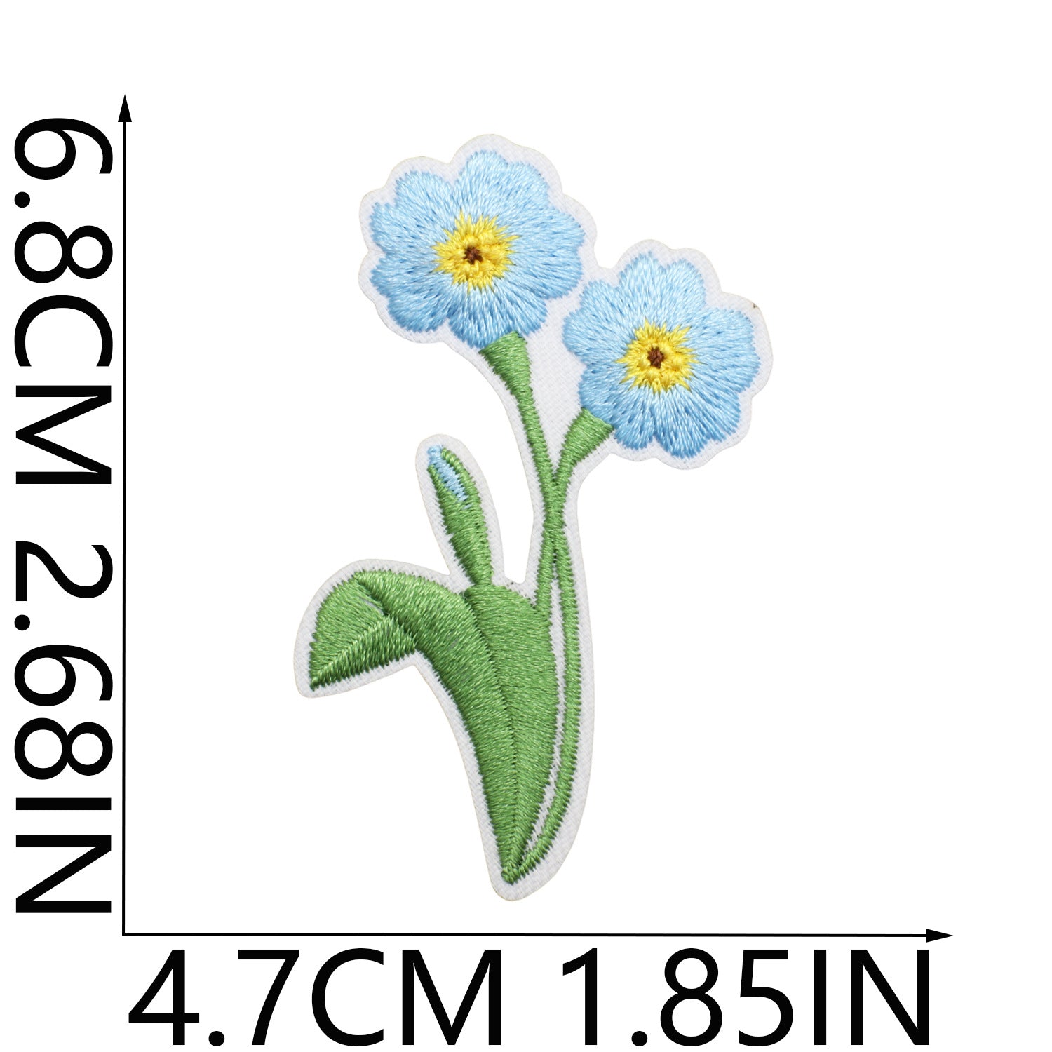 Wholesale Floral Embroidery Patch Butterfly And Bee Design Polyester Thread Clothing Decorative Accessory Everyday Gift Boutique Resale