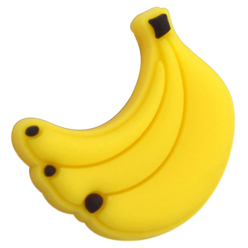 Wholesale  Random 100pcs/pack  Cute cartoon fruit series soft gel ballpoint pen beads