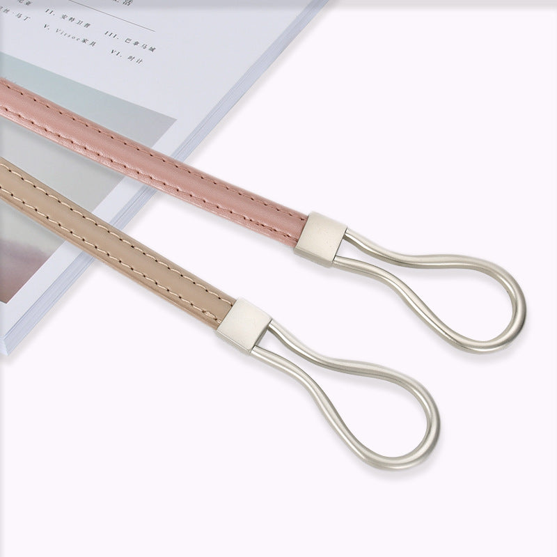 Wholesale Non-porous Genuine Leather Thin Versatile Belt