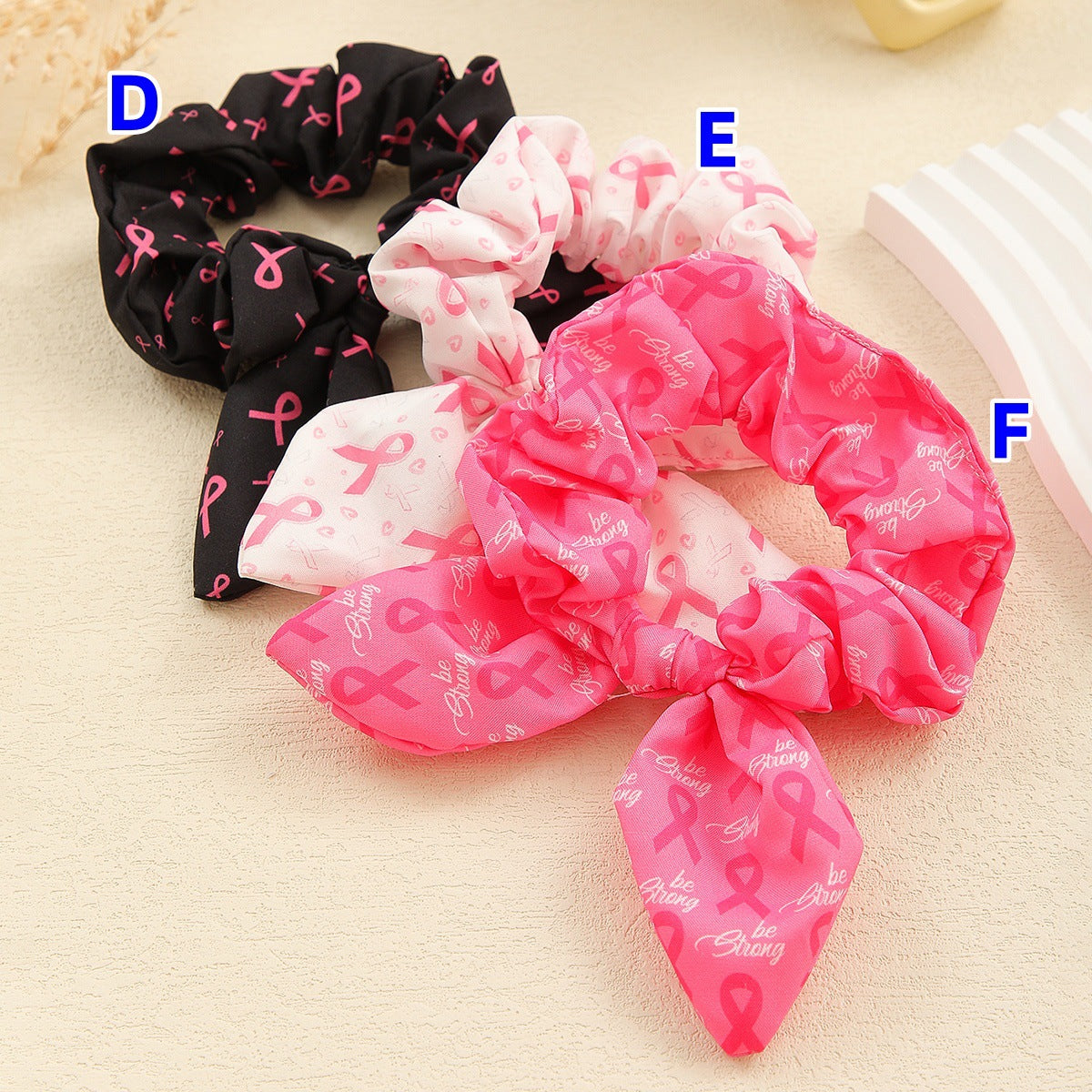 Wholesale Cute Original Design Rabbit Ear Hair Scrunchies