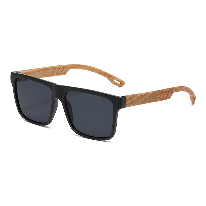 Wholesale New Retro Anti-Uv Bamboo Sunglasses Men's Trendyy Versatile Sunglasses