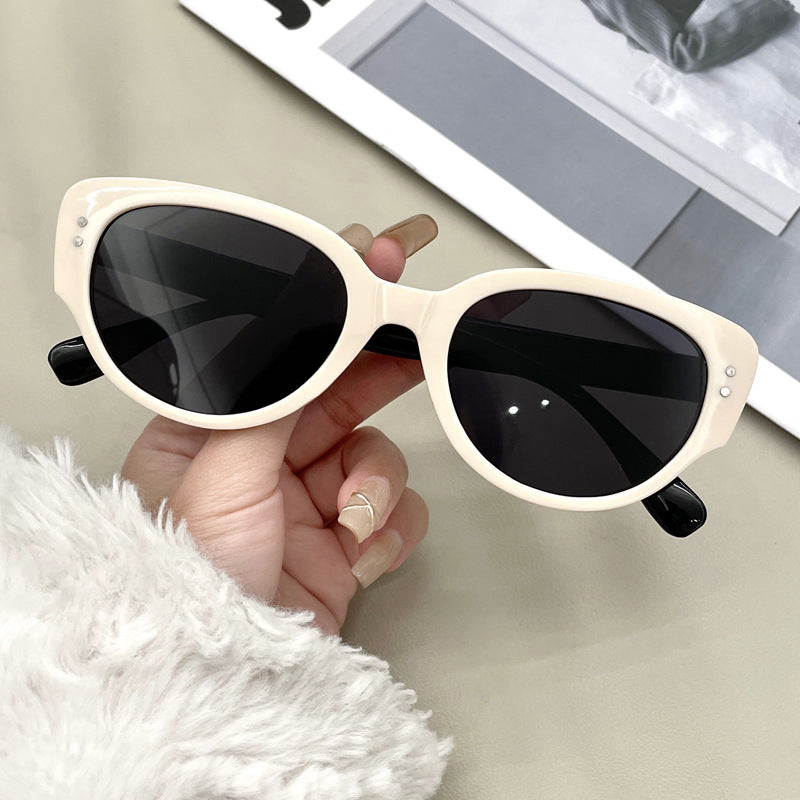 Wholesale Cat Eye Rice Nail PC Sunglasses