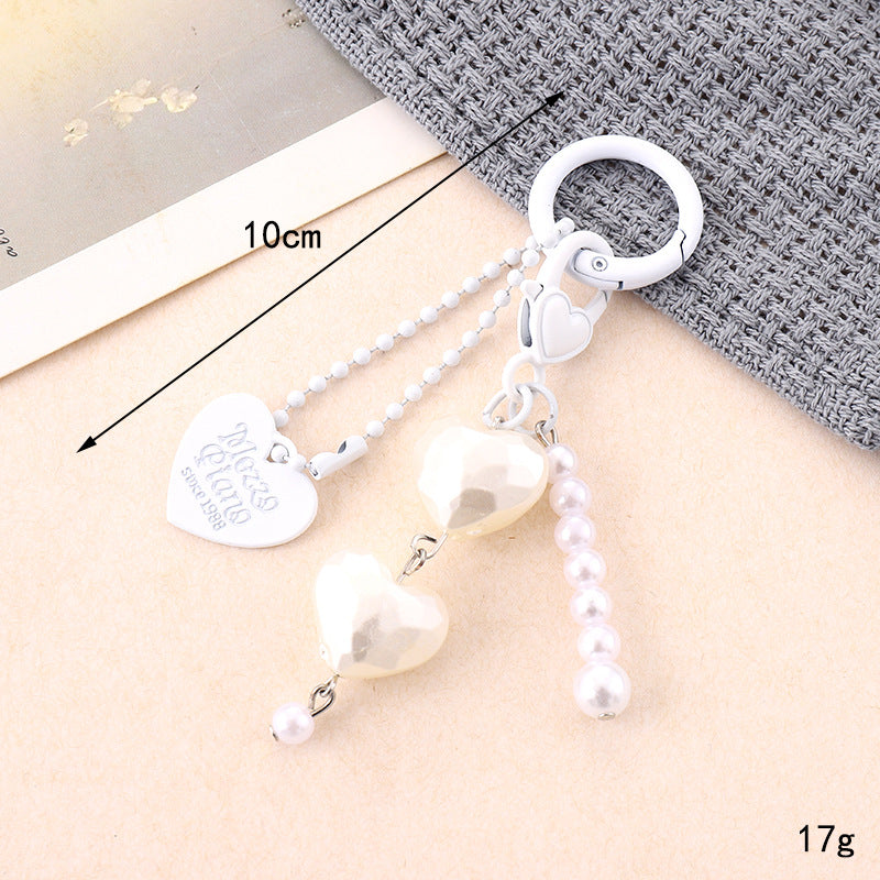 Wholesale  New Acrylic Bow Keychain Pendant Distinctive Diy Bag Bag Hanging Headset Hanging Chain Jewelry