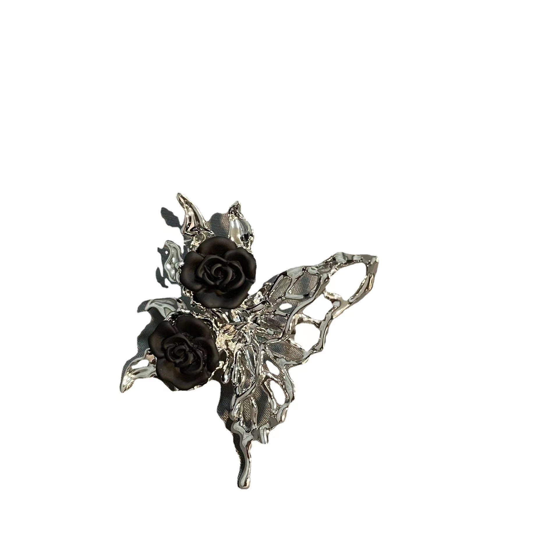 Wholesale Rose Butterfly Open Adjustable Ring