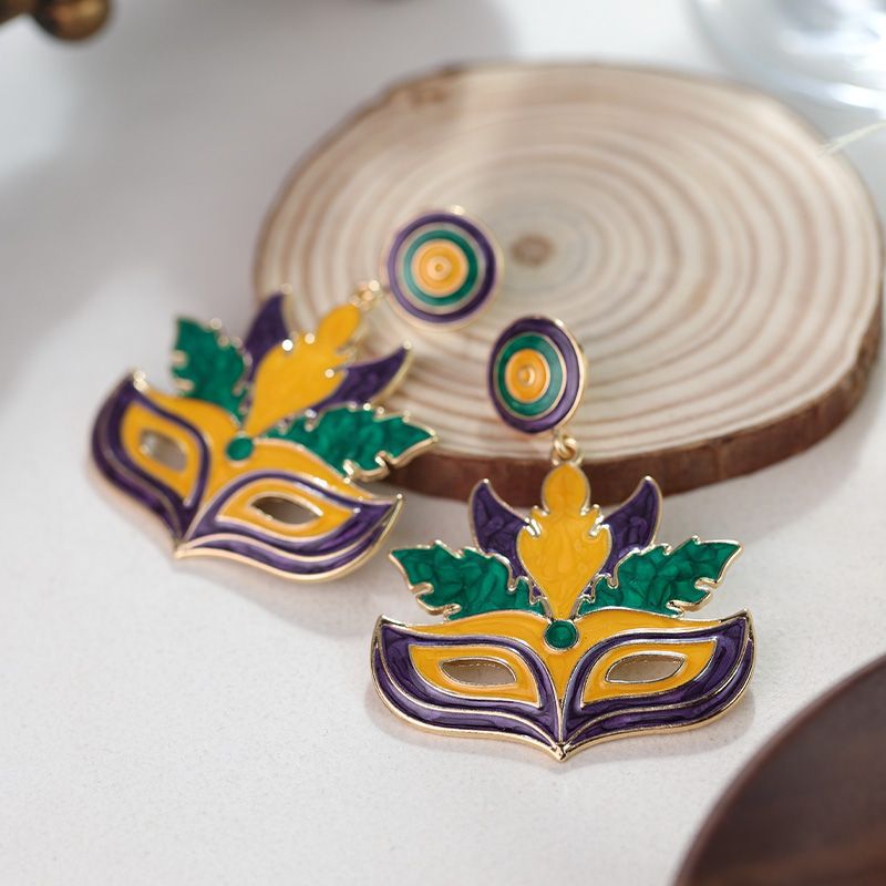 Wholesale Carnival Color Niche Design Sense Earrings for Women