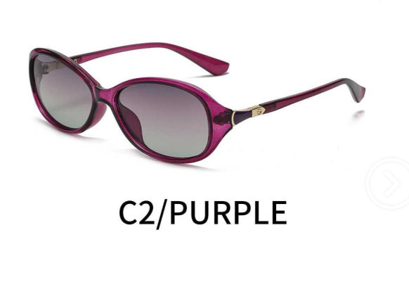 Wholesale Women's fashion trend elegant retro small frame UV protection polarized sunglasses