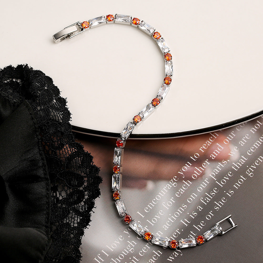 Wholesale Summer Zircon Copper Bracelet