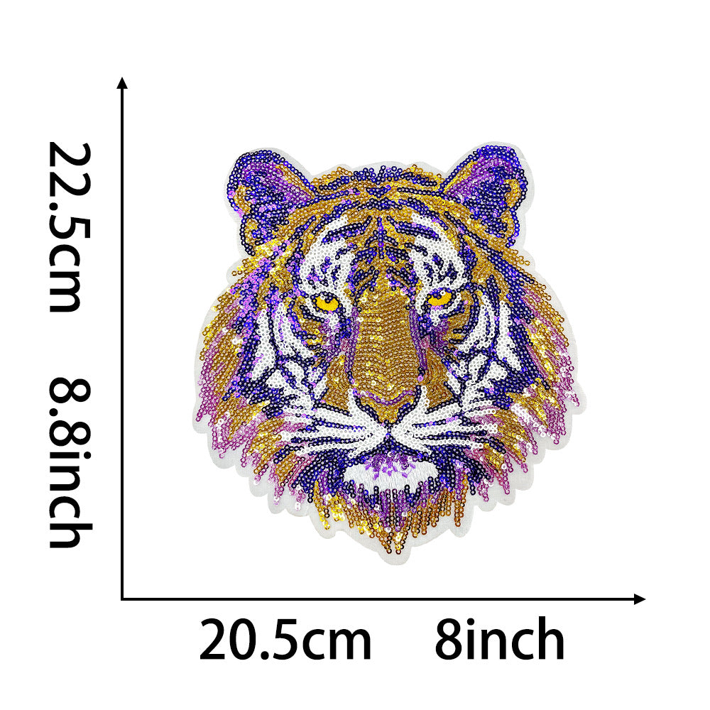 Wholesale LSU Tigers Football Embroidered Iron On Patch DIY Clothing Bag Fashion Accessory OLY Exclusive