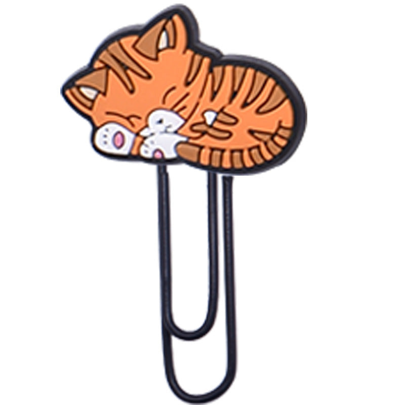 Wholesale  Random 50pcs/pack   Colorful cartoon cat bookmark