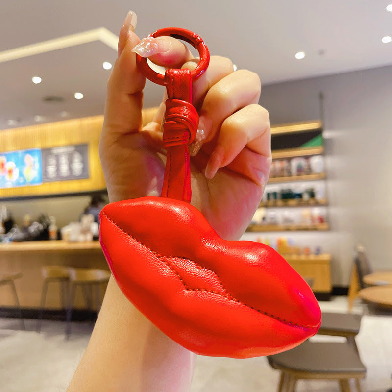 Keychains de labios de cuero al por mayor