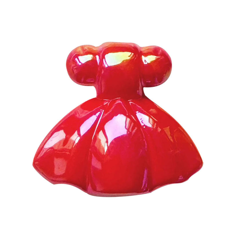 Wholesale 10pcs Colorful Beautiful Skirt Acrylic Beads