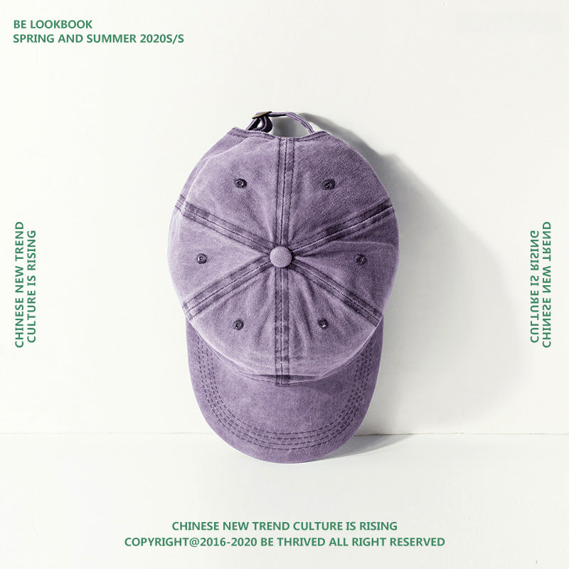 Wholesale wash old hip hop cap curved eaves baseball cap