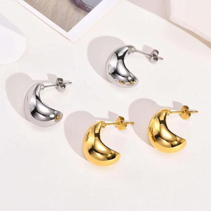 Wholesale Metal Water Drop Fashion Earrings