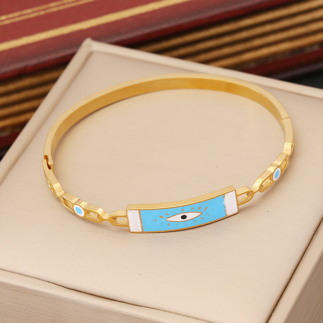 Wholesale Drip Oil Eye Stainless Steel Bracelet