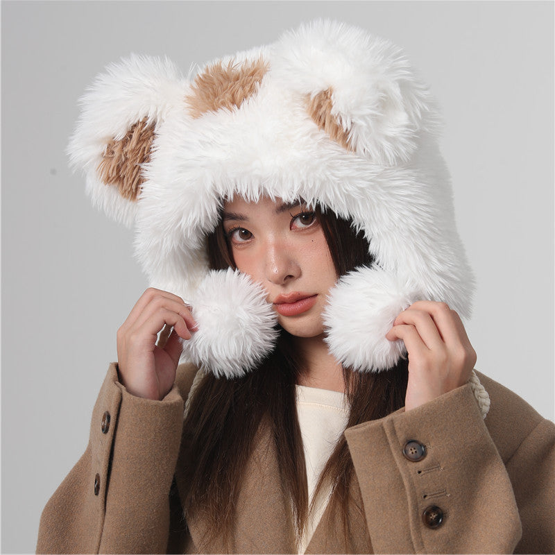 Wholesale Winter Plush Warm Ear Protection Baotou Hat