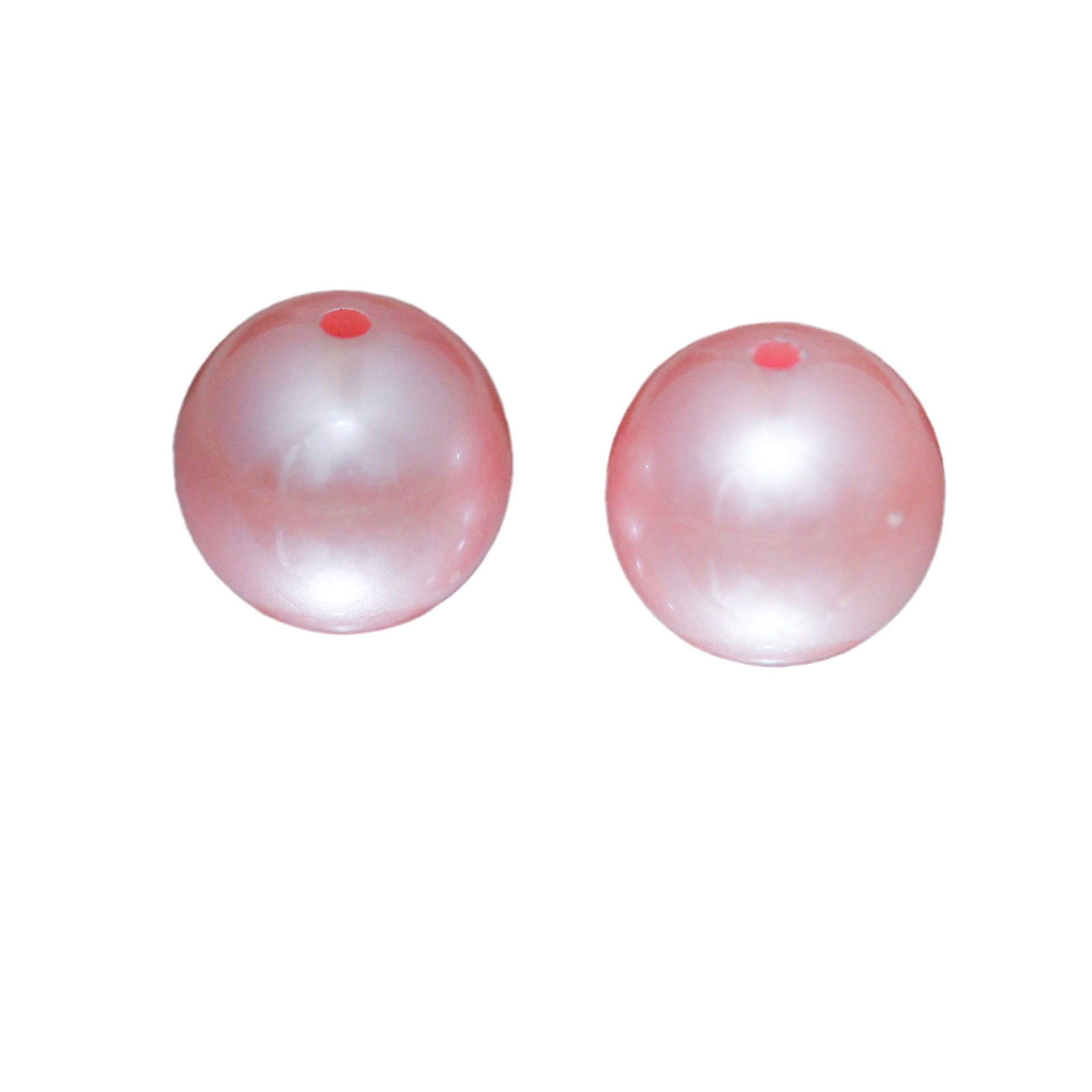 Wholesale 200pcs/pack Acrylic Maple Beads Macaron Color Plated Beads Beading Accessories