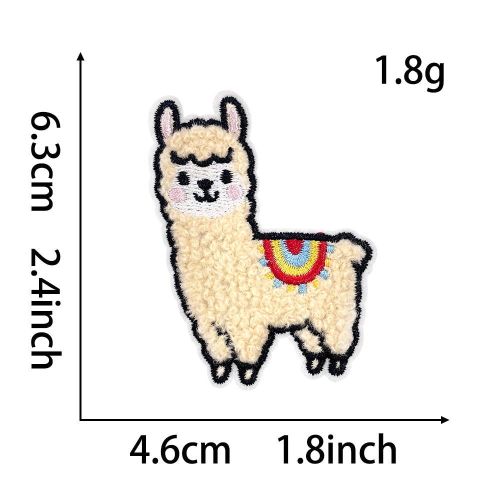 Wholesale Stylish Panda Embroidered Patch Self Adhesive Applique For Coats Trendy Fashion Accessory Boutique Gift For DIY Crafting