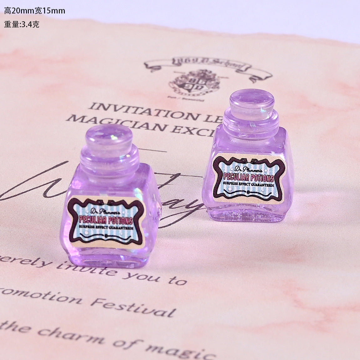 Wholesale Retro Magic Potion Bottle Miniature Resin Decor For Dollhouse 1 12 Scale Chic DIY Accessory Party Favor