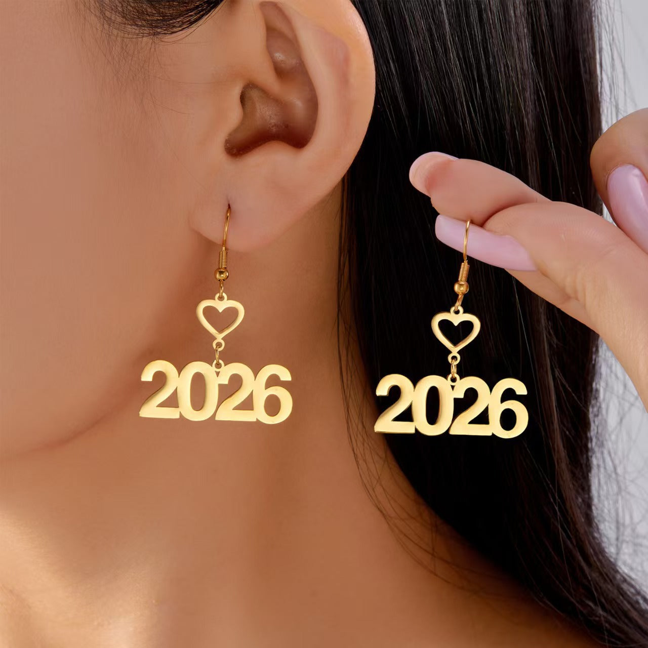 Wholesale 2026 Digital Acrylic Earrings