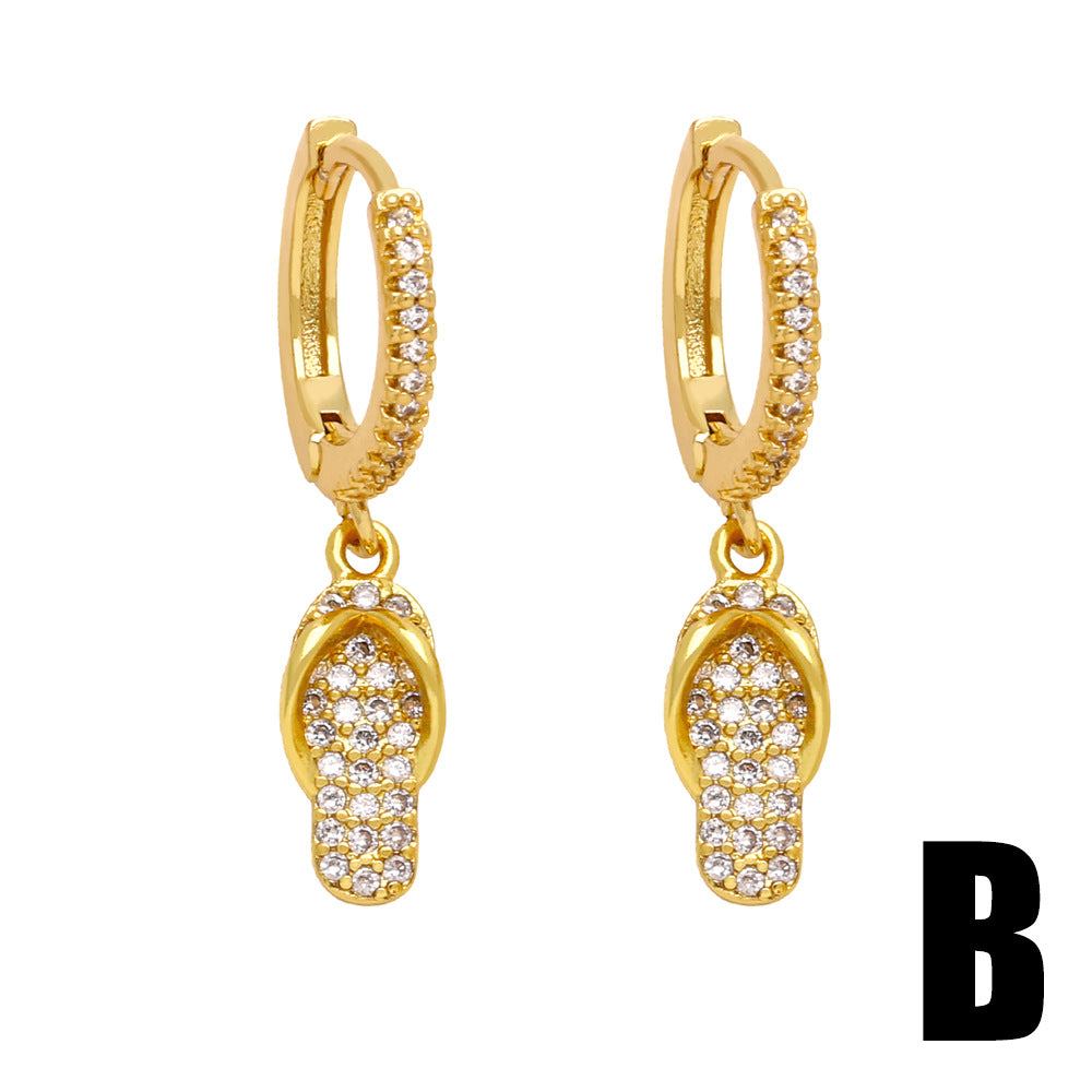 Pendientes de cobre colgante para paraguas para paraguas al por mayor.