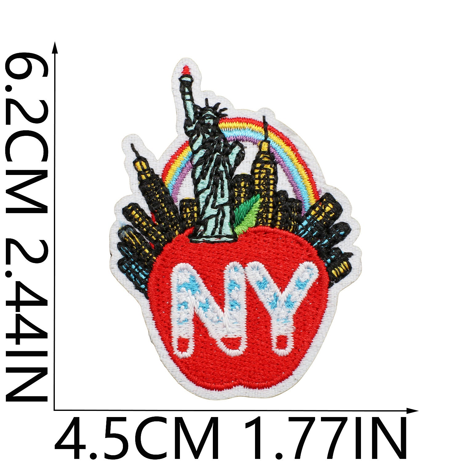 Wholesale Statue of Liberty Independence Flag Embroidery DIY Patches