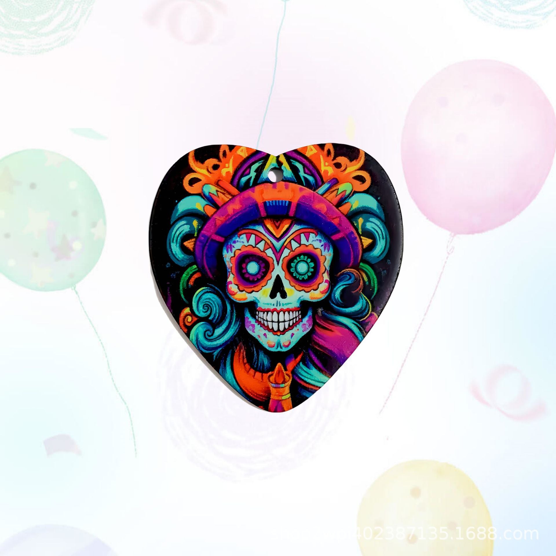 Wholesale 30pcs/pack Acrylic Flatback Skull Accessories DIY Pendant Crafts