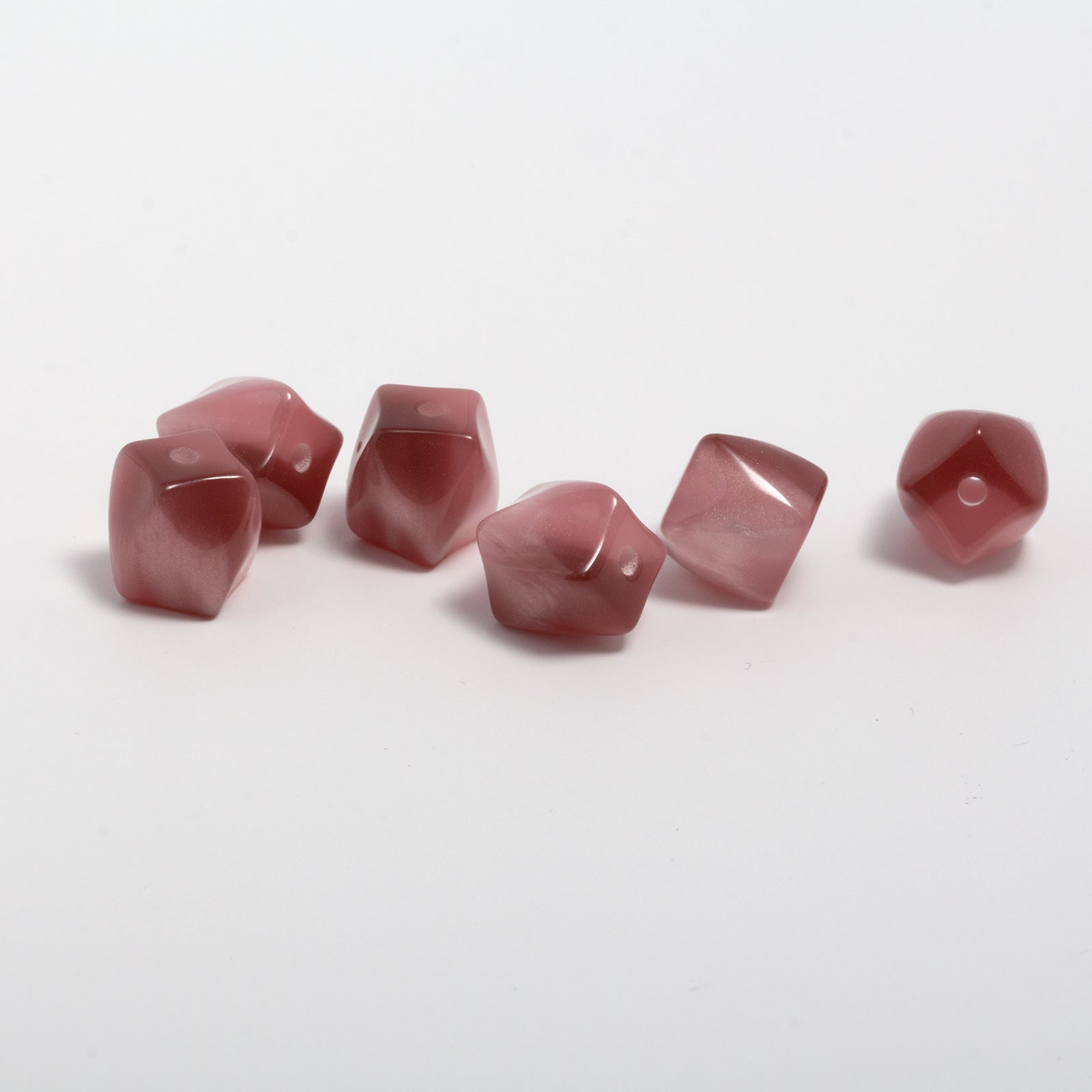 Wholesale 50pcs 10mm octagonal resin beads