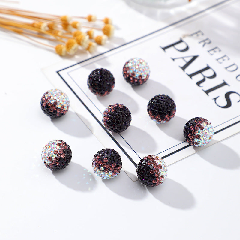 Wholesale 50PCS Gradient Color DIY Rhinestone Beads