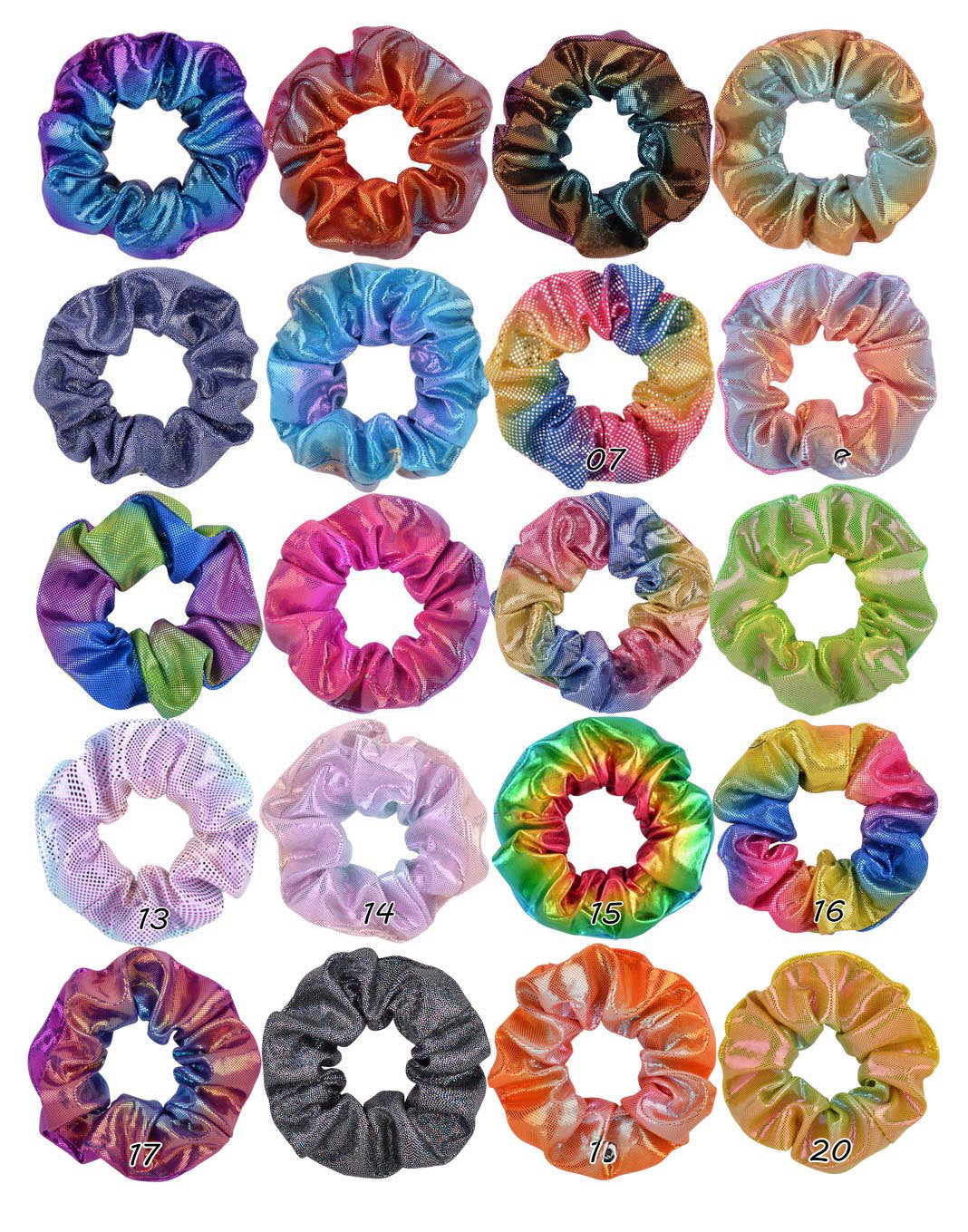Wholesale 16-color laser hot stamping two-color gradient hair rope