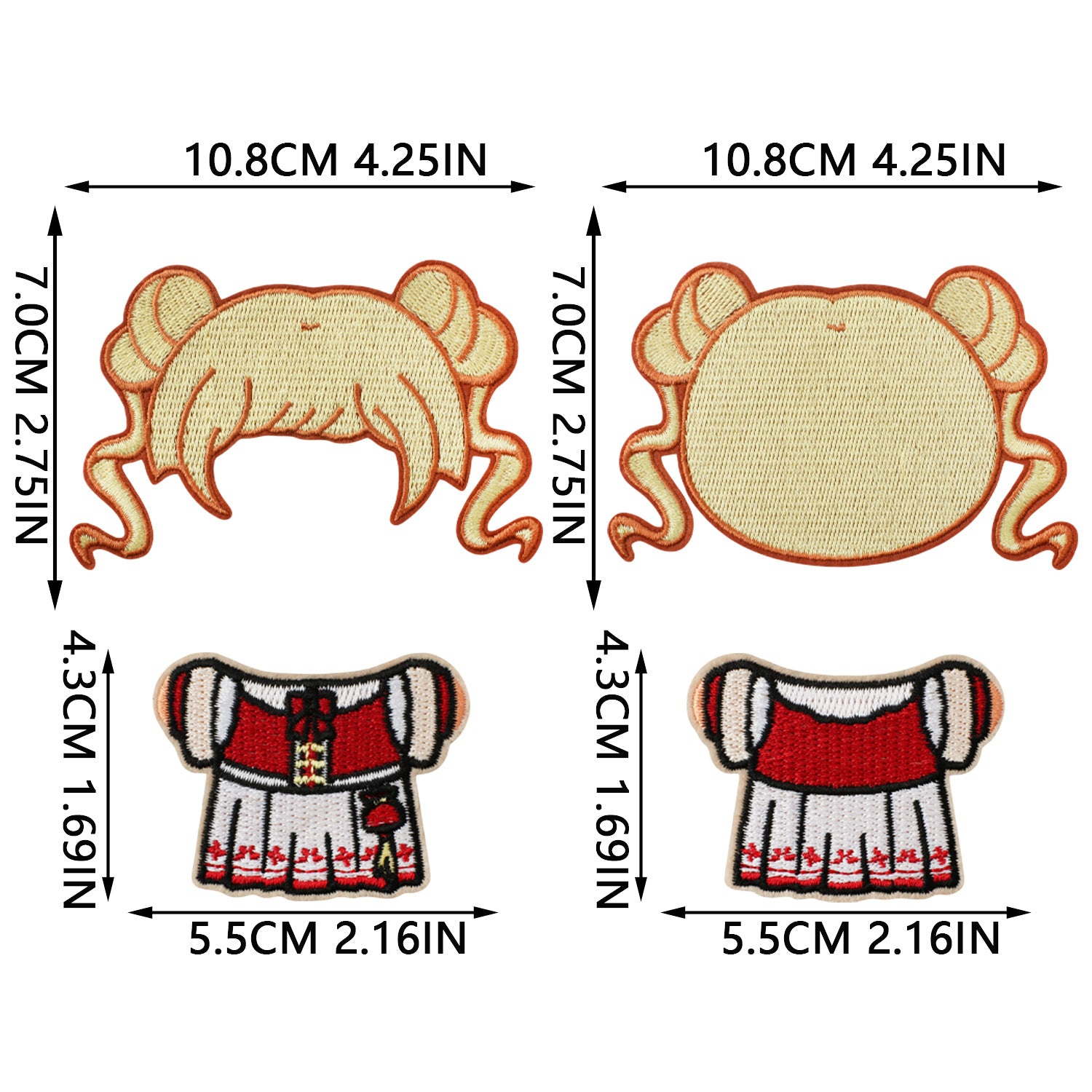 Wholesale Fashion Embroidered Iron On Patches Cozy Woven Doll Design For Jeans Canvas Bag DIY Craft Supply Bag Charm OLY Exclusive