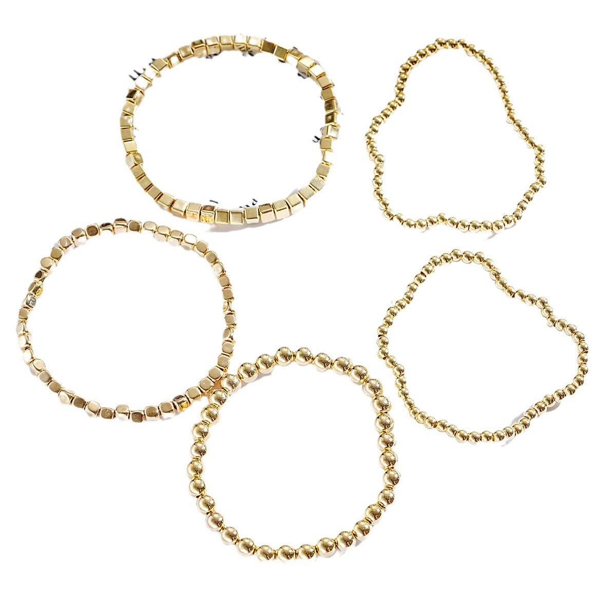 Wholesale Gold vintage round bead bracelet