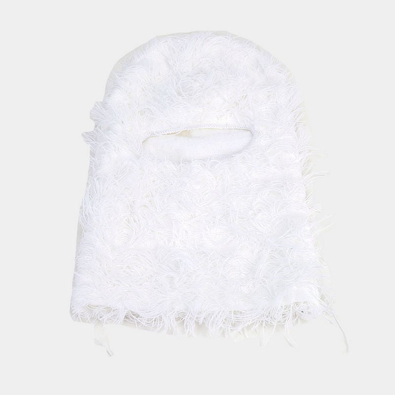 Wholesale Cotton Single Hole Knitted Face Masks for Outdoor Warmth Protection and Face Caps