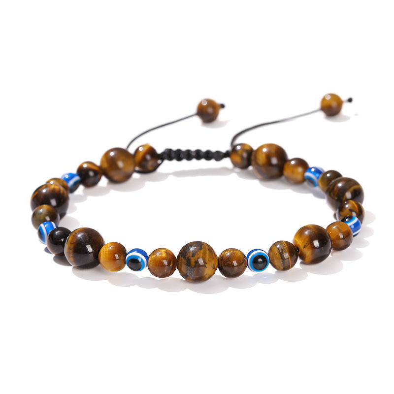 Wholesale Devil Eye Yellow Tiger Eye Bracelet