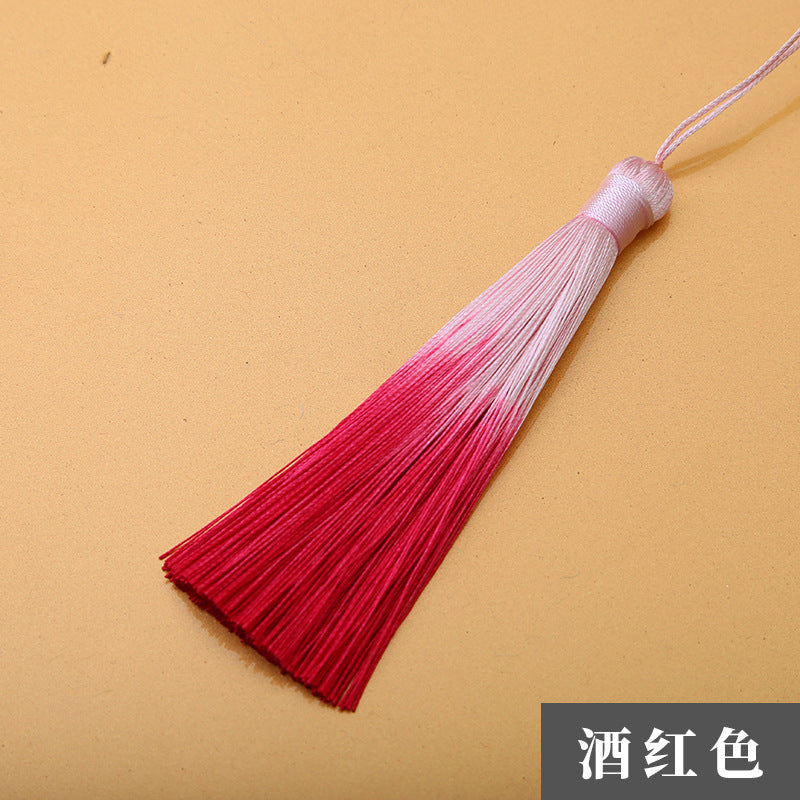 Wholesale Small Gradient Dye Tassel Vertical Decorative Pendant