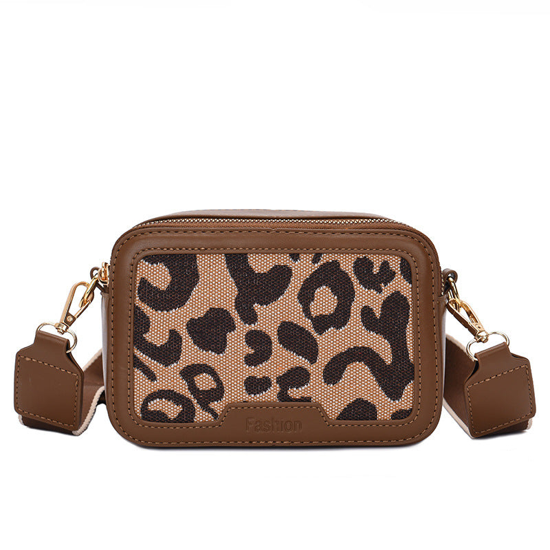 Wholesale Leopard Print PU Shoulder Crossbody Bag