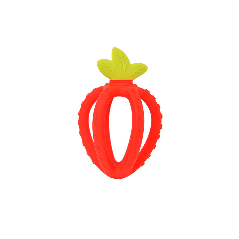 Wholesale Baby Hand Ball Strawberry Line Teether