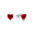 Wholesale Valentine's Day Flaming Heart Shining Light Around Heart Earrings Earrings Factory