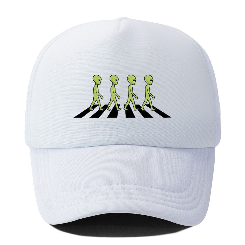 Wholesale Alien Print Sponge Soft Top Breathable Baseball Cap