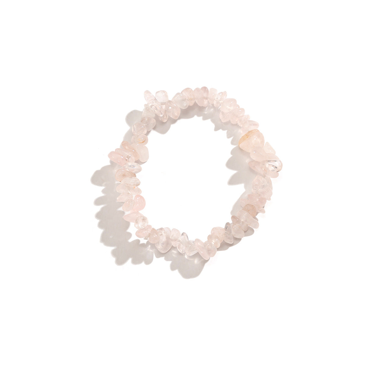 Wholesale Irregular Geometric Colored Crushed Stone Bracelet