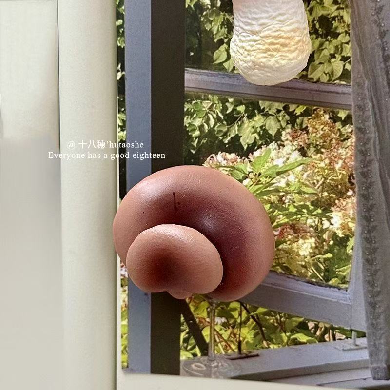 Wholesale Simulation  mushroom shiitake mushroom refrigerator magnet