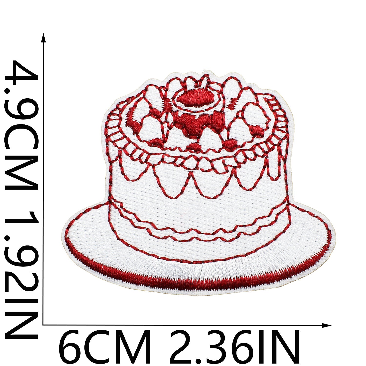 Wholesale Pink casual tea party embroidery DIY Patches