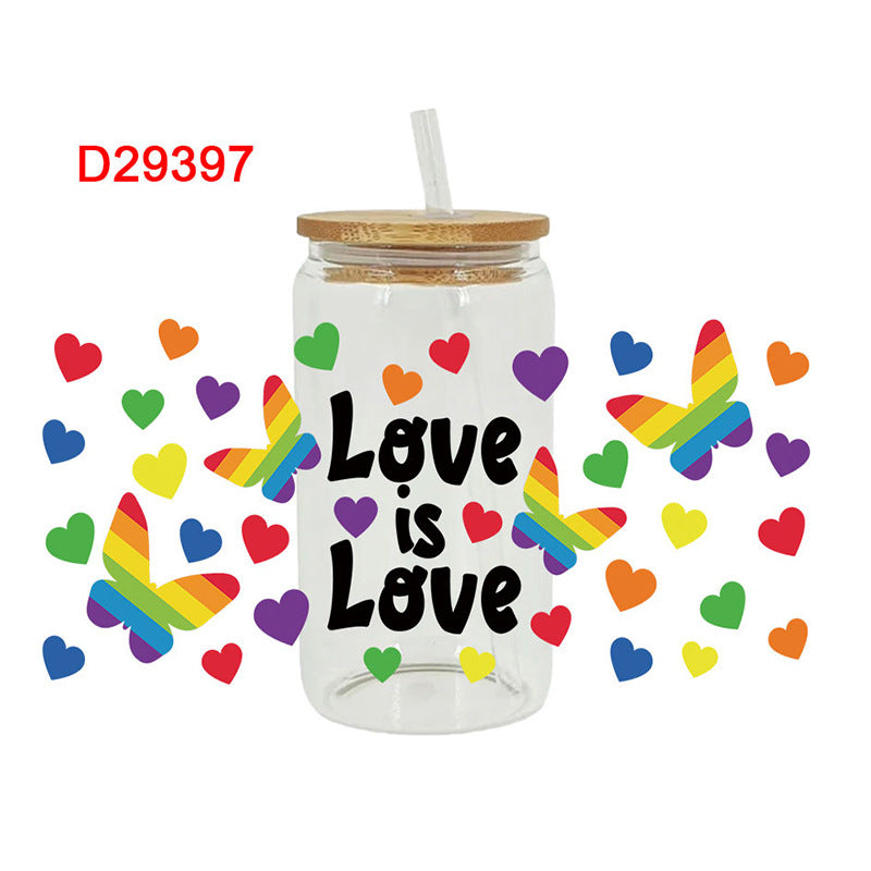 Wholesale UV Transfer Paste Glass Crystal Label Crystal Paste 16OZ UV DTF WRAPS
