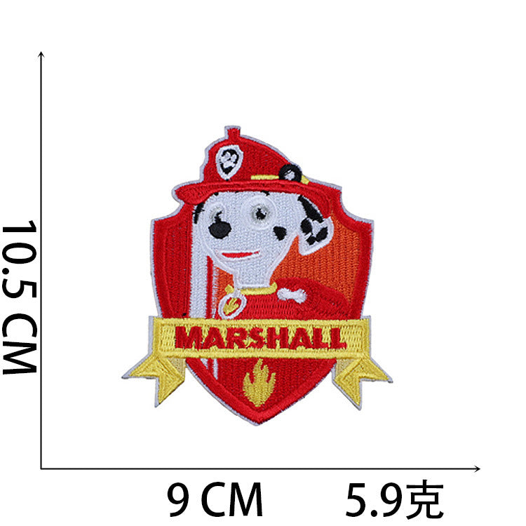 Wholesale Stylish Cartoon Dog Embroidered Patches For Clothing Bags And Laptop DIY OLY Exclusive