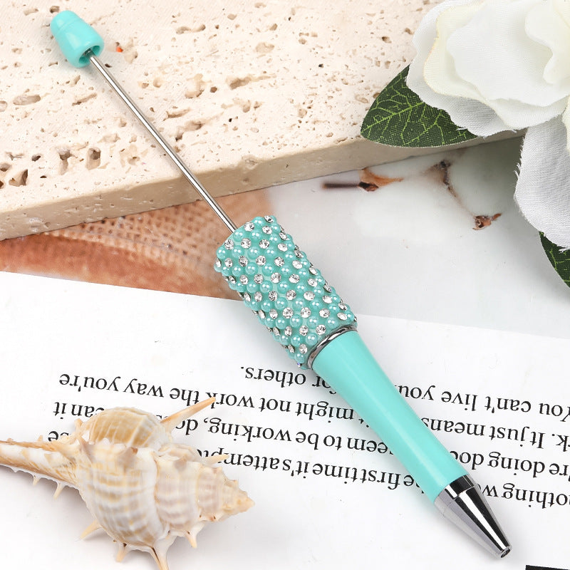 Wholesale 5pcs DIY Rhinestone Pearl Handmade Surface Mount Ballpoint Pen