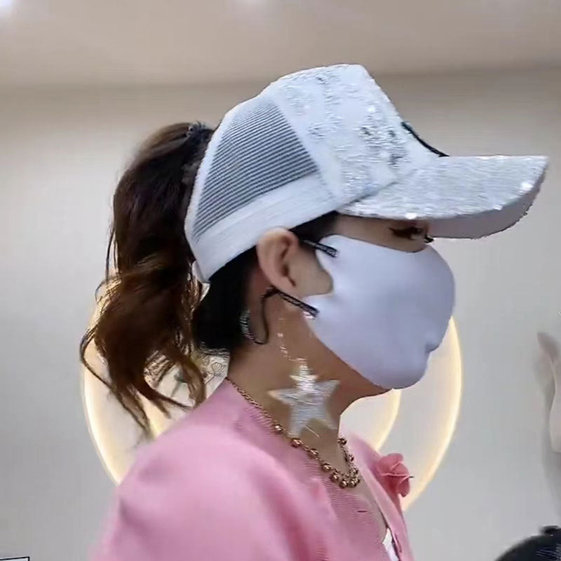 Wholesale Mesh Diamond Butterfly Baseball Cap