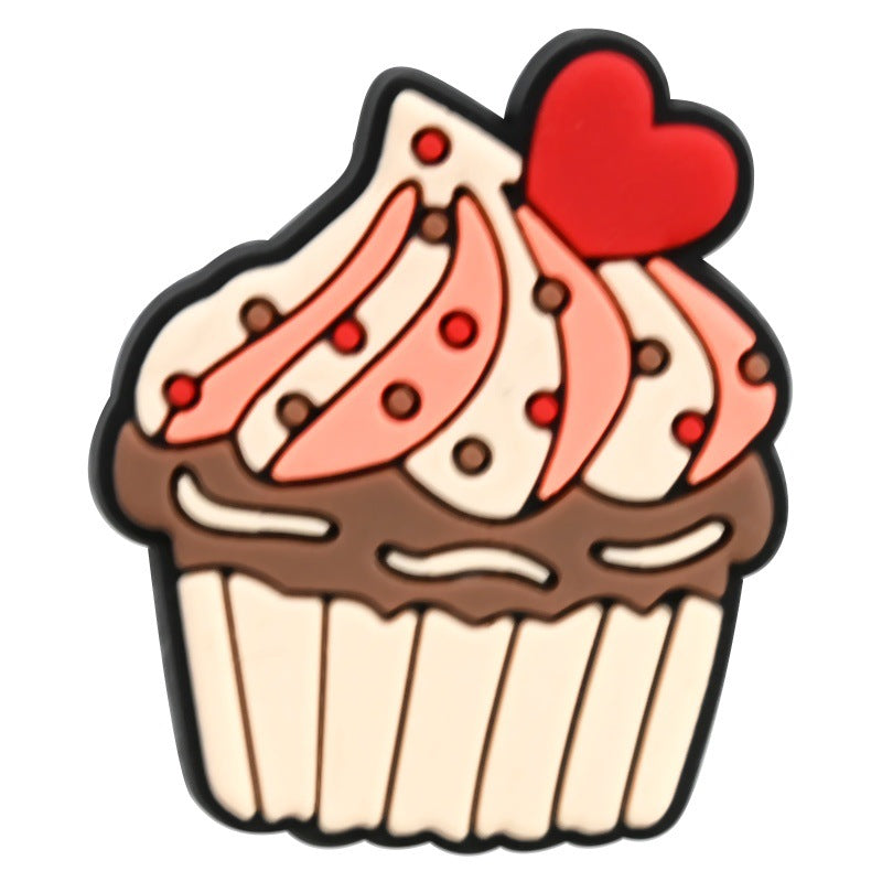 Wholesale Random 100pcs Valentine' s Day Series Blue Cartoon Croc Charms