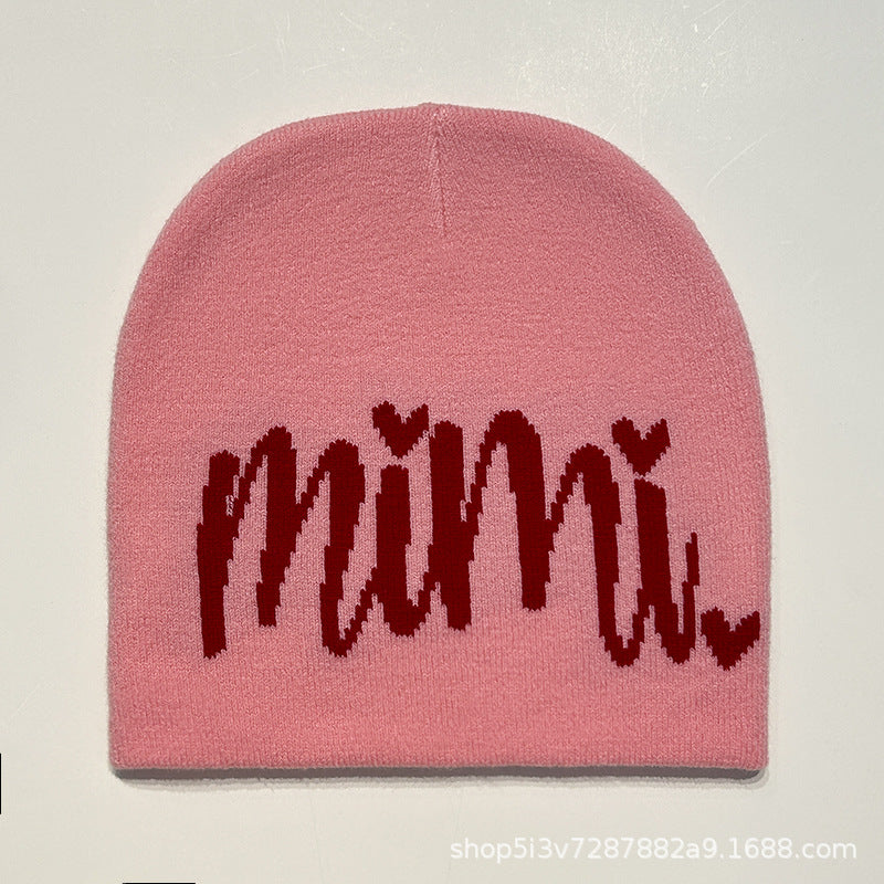 Wholesale Letter Knitted Hat Simple Woolen Hat