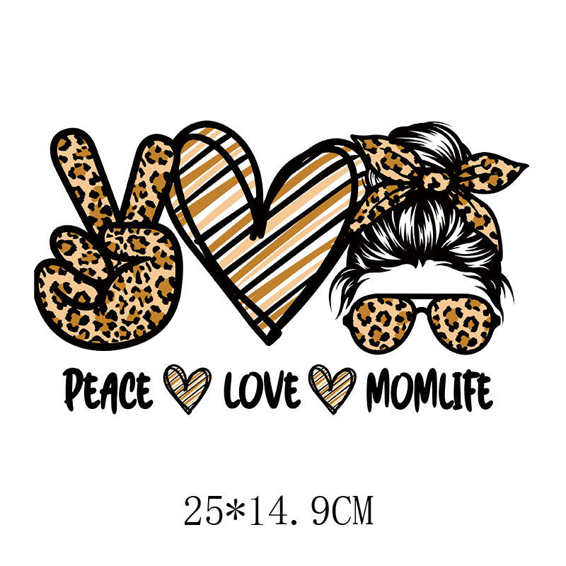 Wholesale Flower and letter heat transfer printing  UV DTF Ready to Press Transfers Wraps